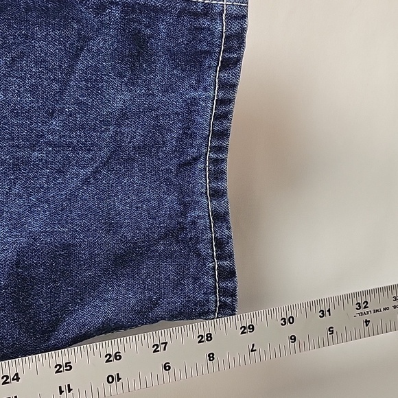 John Galt Wide Leg Carpenter Style Jeans Dark Wash Size 5 - Picture 11 of 14